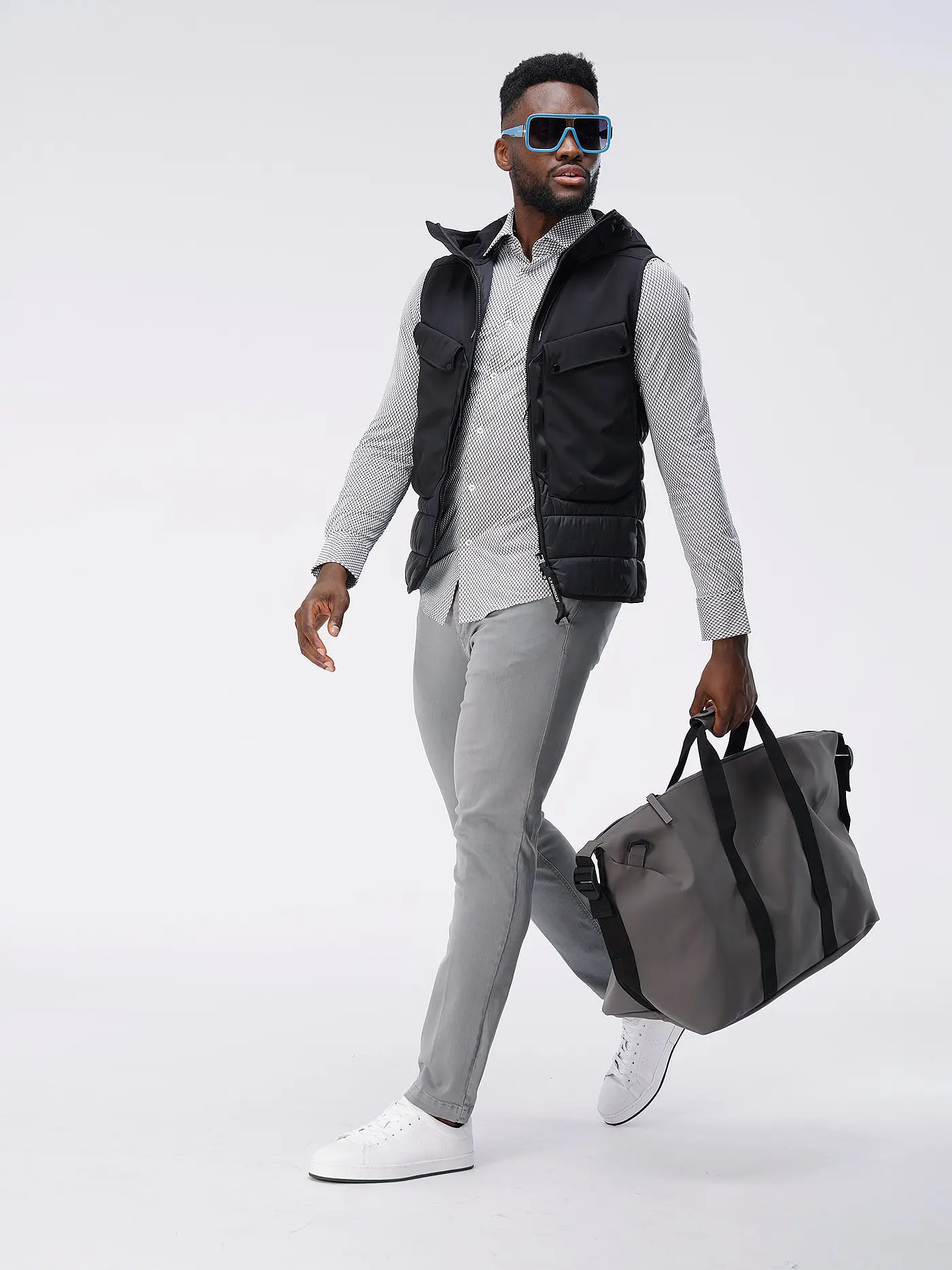 RAINS | Tasche - Weekender HILO | grau